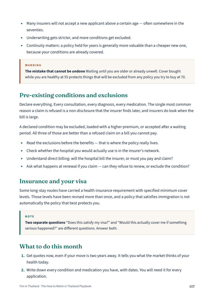 Sample page: Health insurance after 60